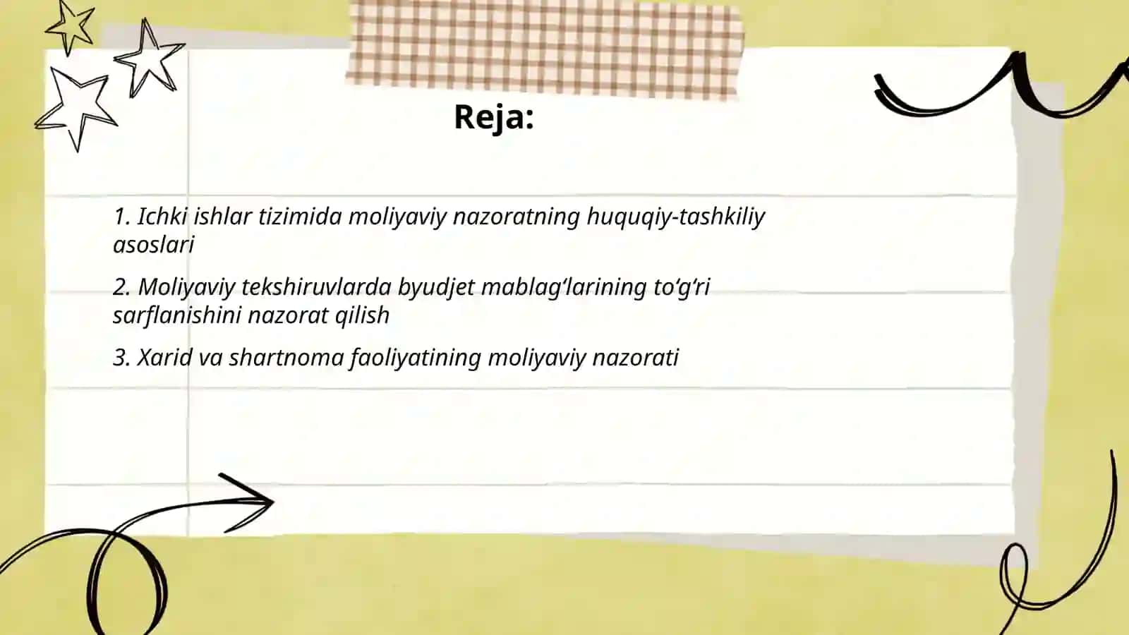 Ichki ishlar tizimi moliyaviy nazoratni tekshirish 2