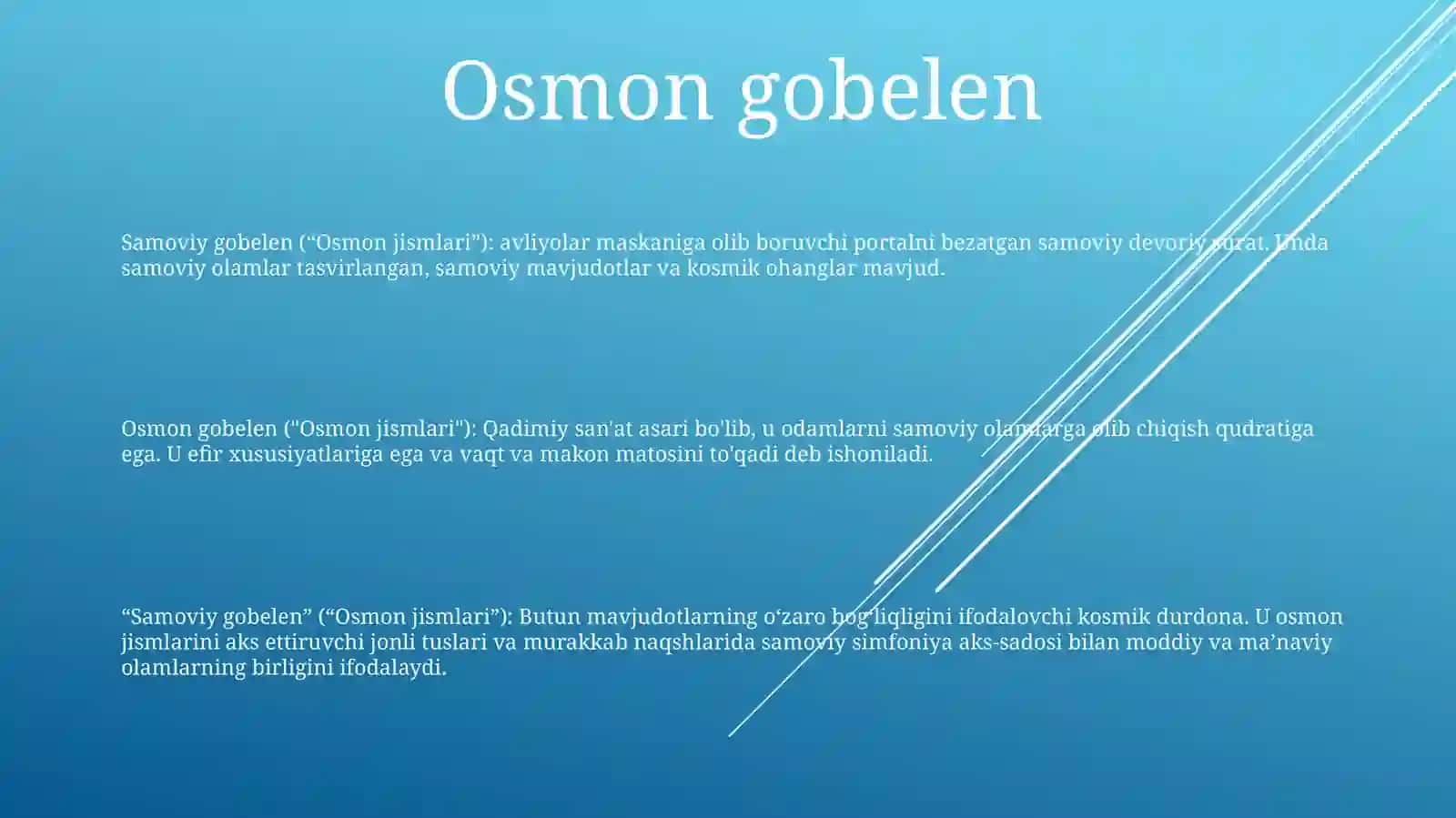 Osmon Jismlari 2