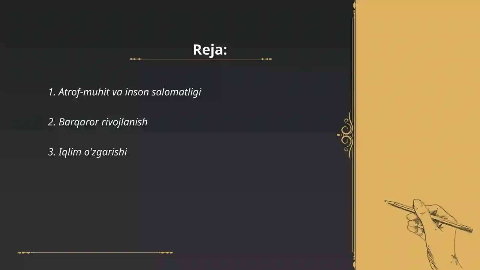 Ekalogiya asoslari 2