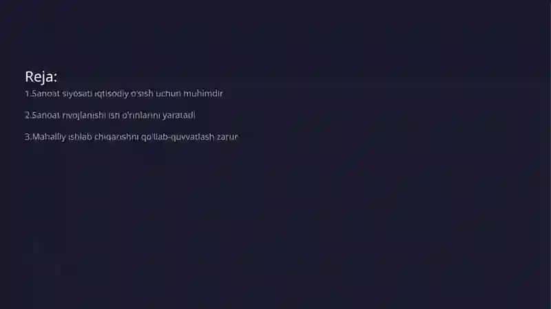 Sanoat Siyosati va Iqtisodiy O'sish 2
