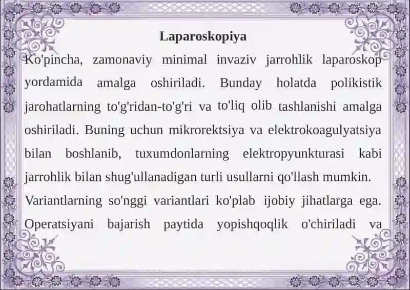 Jarrohliktaktika va davolash usullari 2