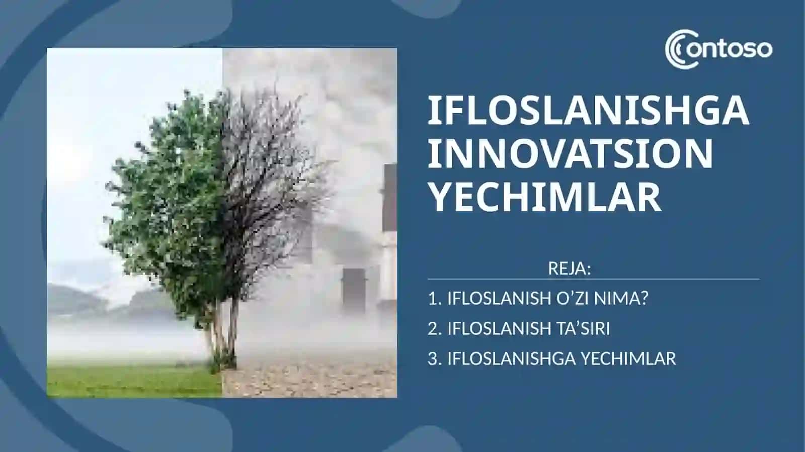 Ifloslanishga innovatsion yechimlar 2