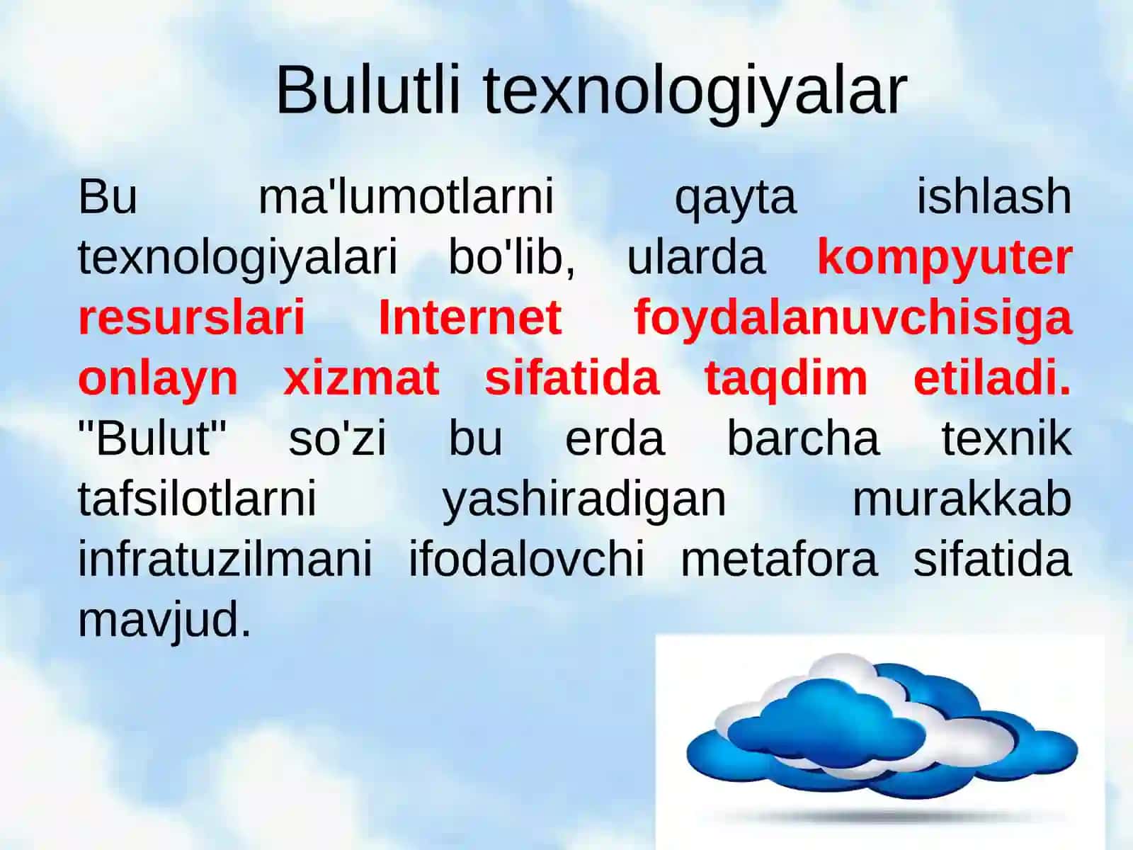 Bulutlitexnologiyalar 2