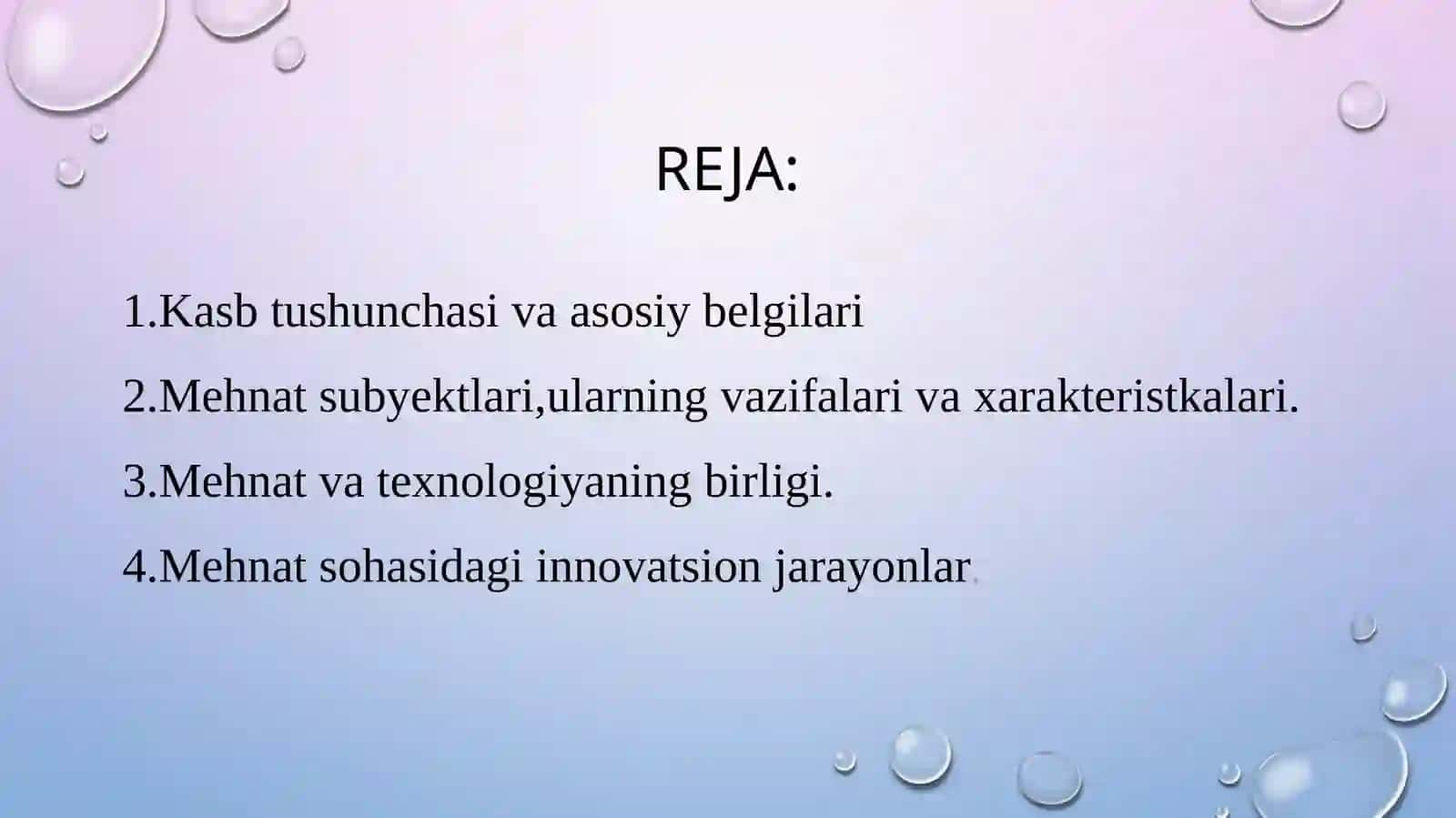 Kasb va kasbiy struktura. 2