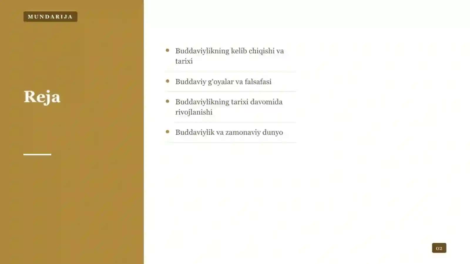 buddaviylik dini tarixi va g'oyalari 2