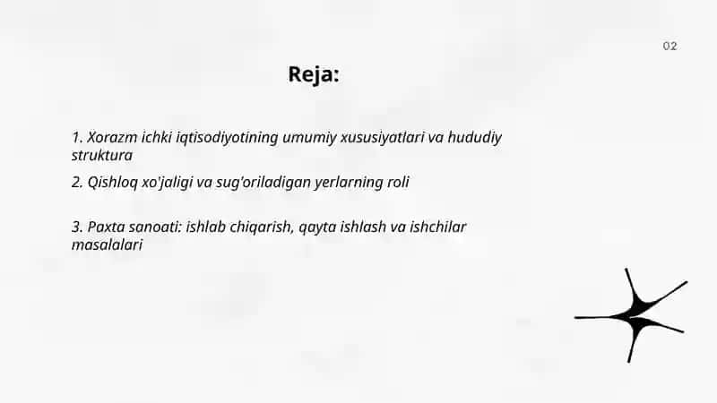 xorazm ichki iqtisodiyoti 2