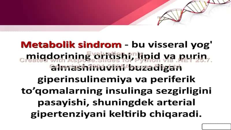 Metabolik sindrom 2