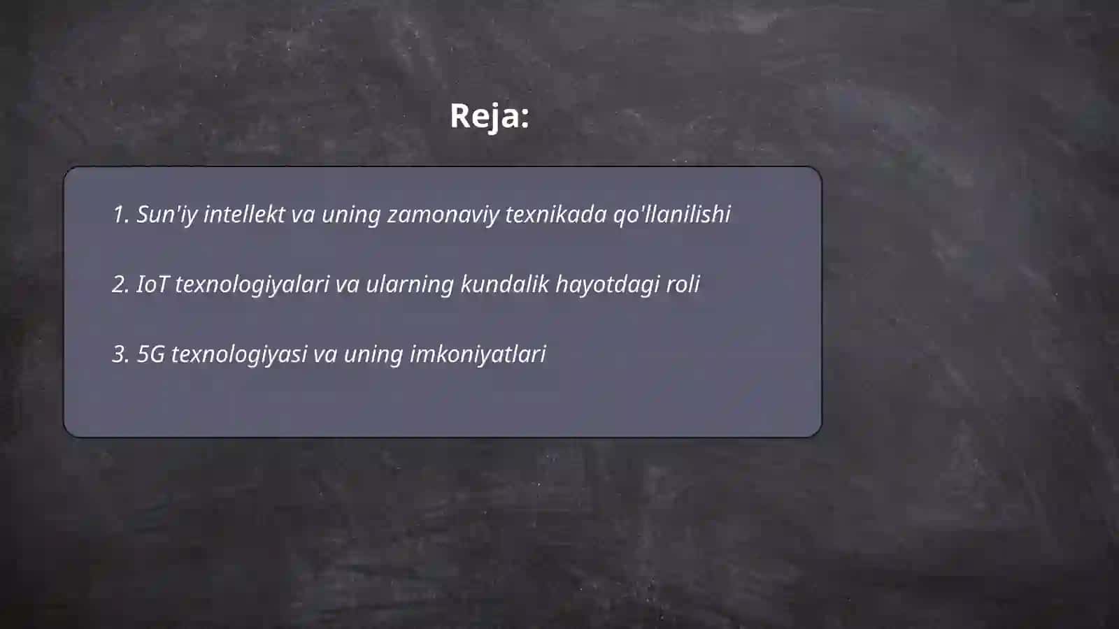 Zamonaviy texnik vositalar tavsifi 2