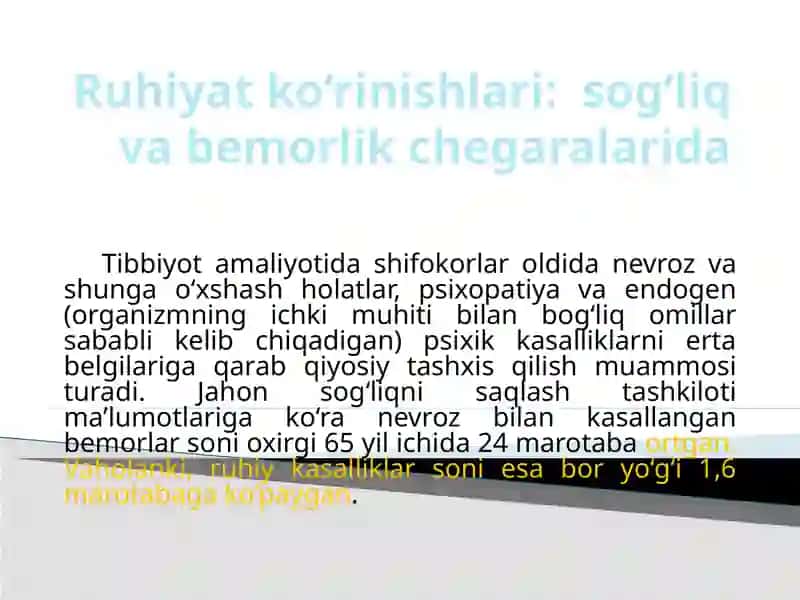 Ruhiyat ko‘rinishlari 2