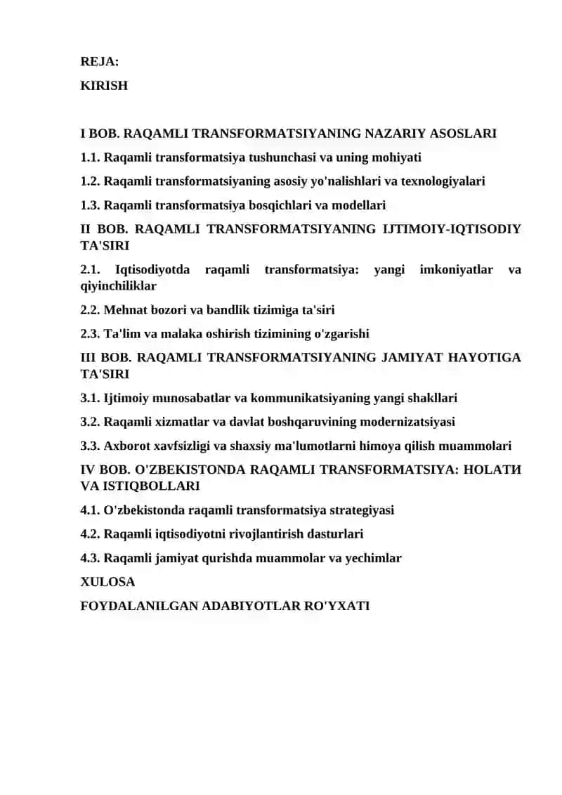 RAQAMLI TRANSFORMATSIYA VA UNING JAMIYATGA TA'SIRI 2
