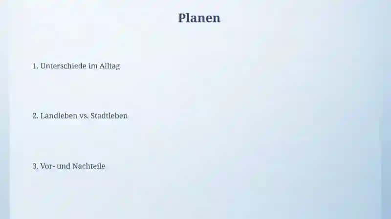 Leben auf Dem Land und in der Stadt 2