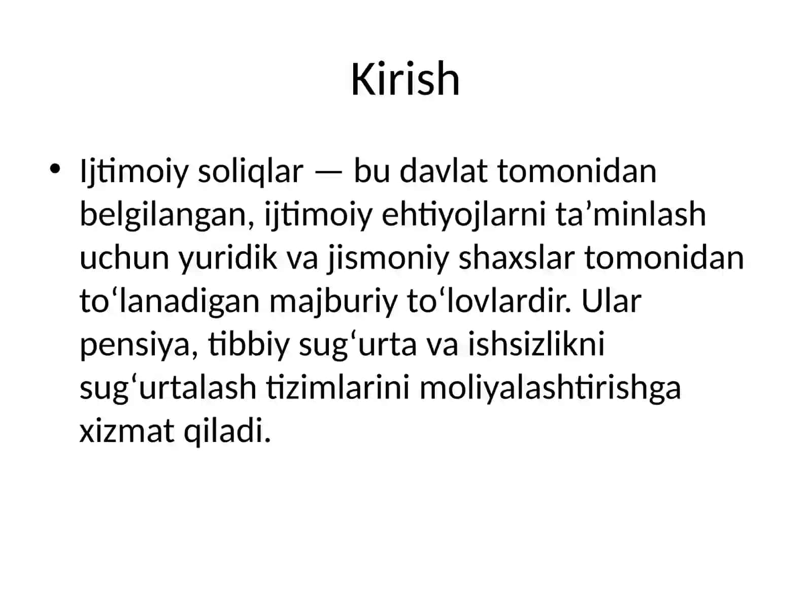 Ijtimoiy soliqlarni hisoblash va budjetga to'lash tartibi 2