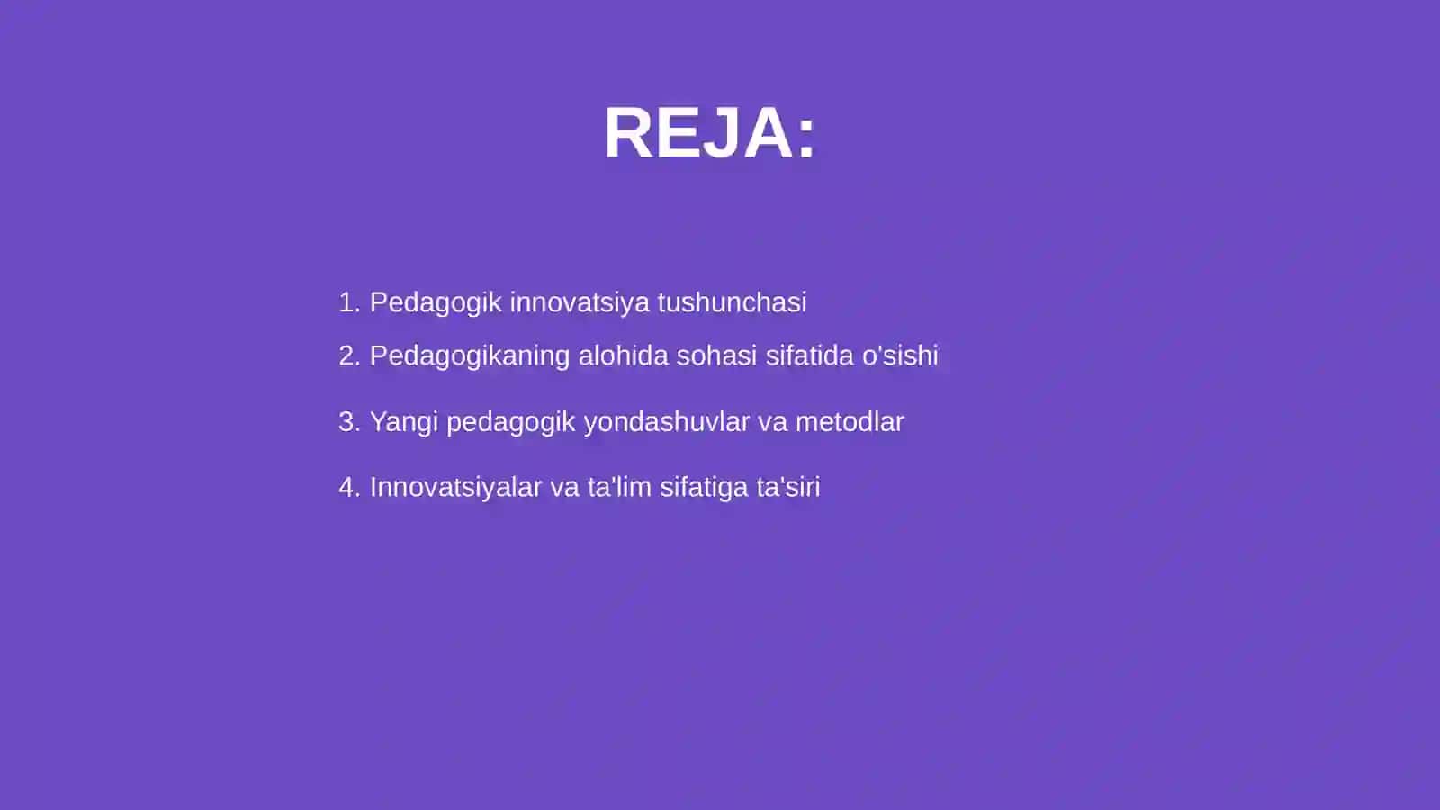Pedagogik innovatika pedagogikaning alohida sohasi sifatida 2