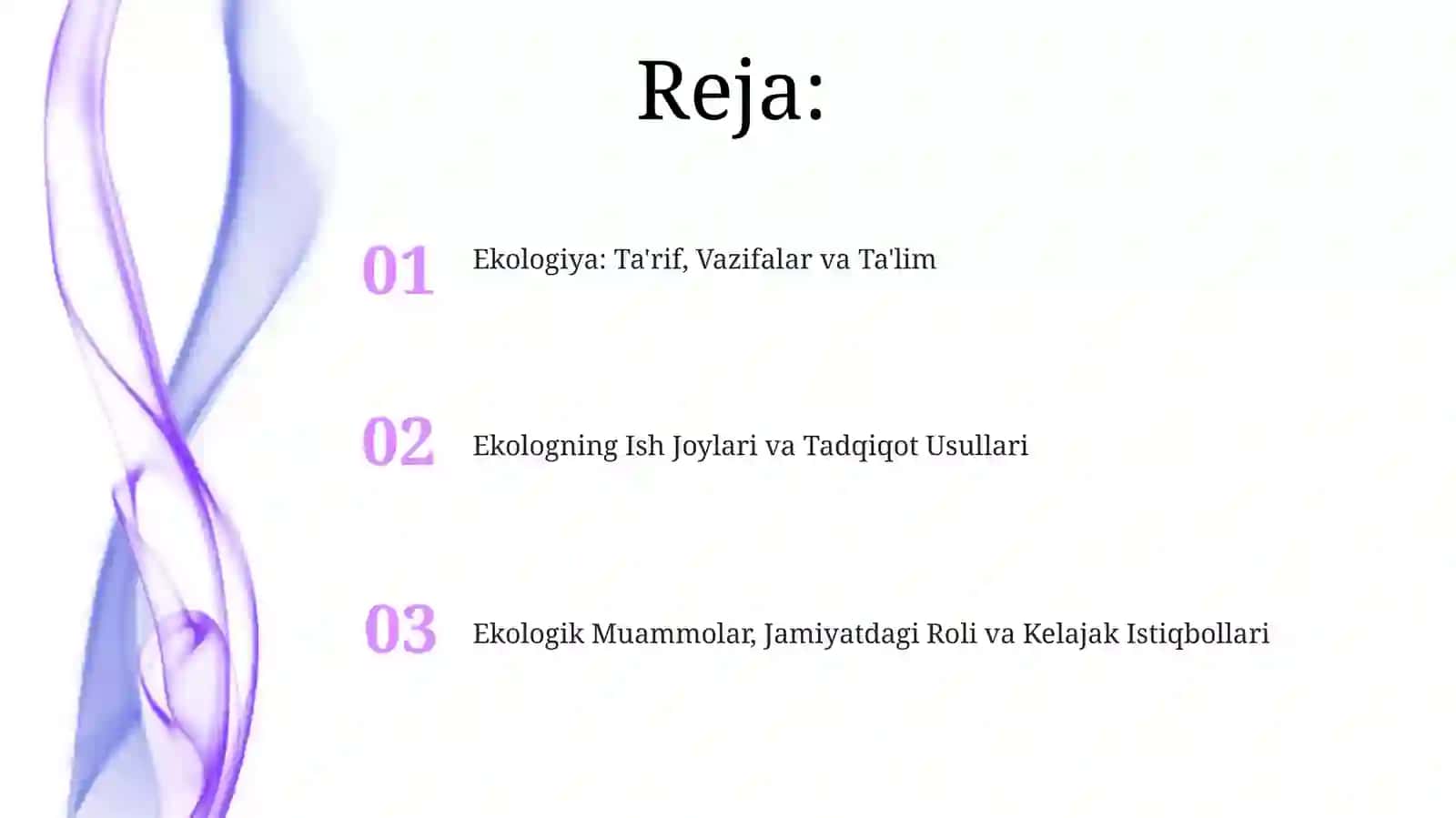 Ekologiya: Ta'rif, Vazifalar va Ta'lim 2