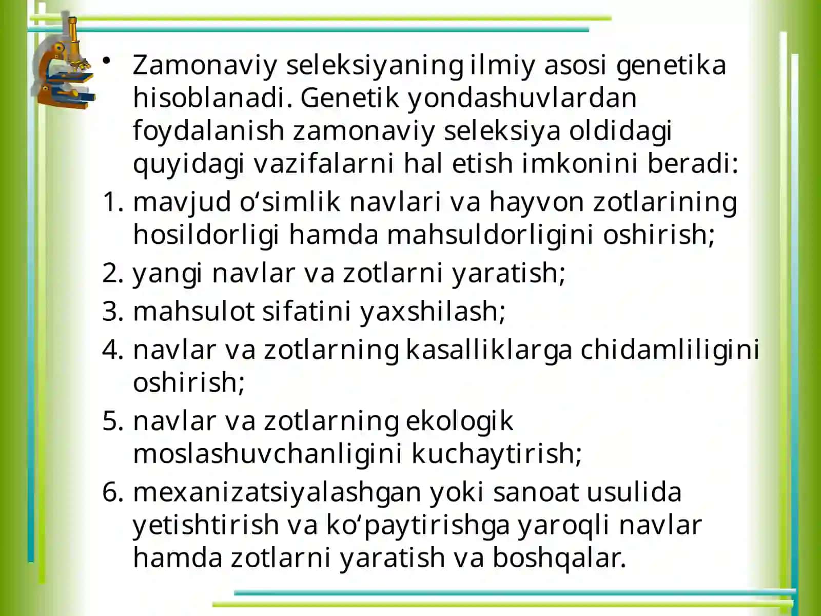 Селекциянинг замонавий усуллари 2