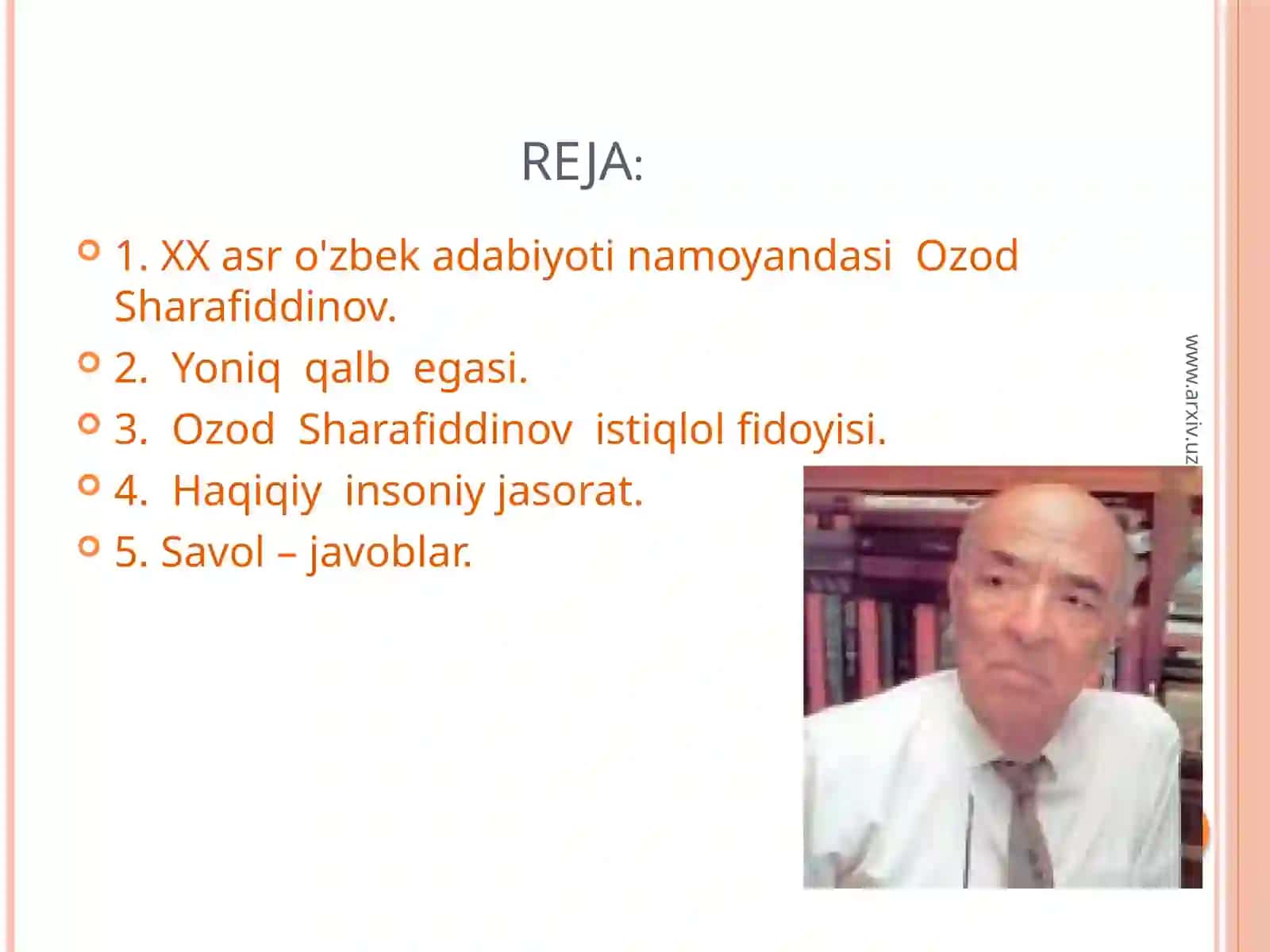 “OzodSharafiddinovninghayotivaijodi” 2