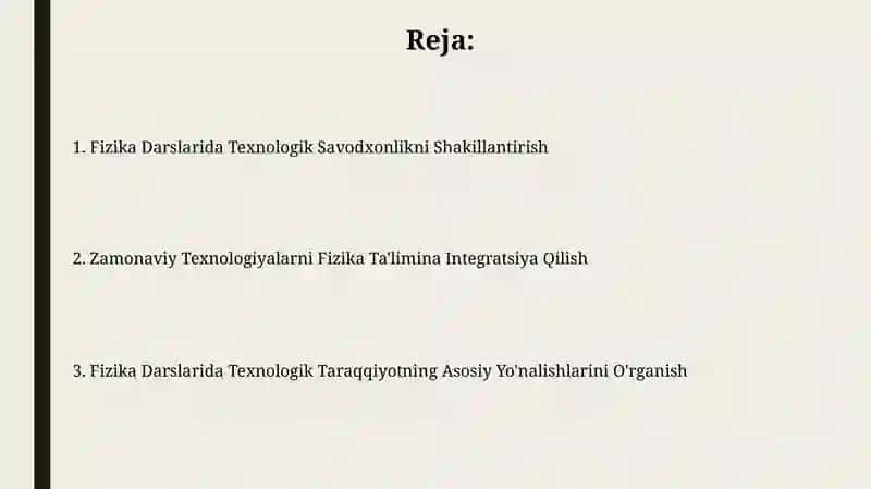 Fizika Darslarida Texnika Taraqqiyotining Asosiy Yo‘nalishlarini O‘rganish 2