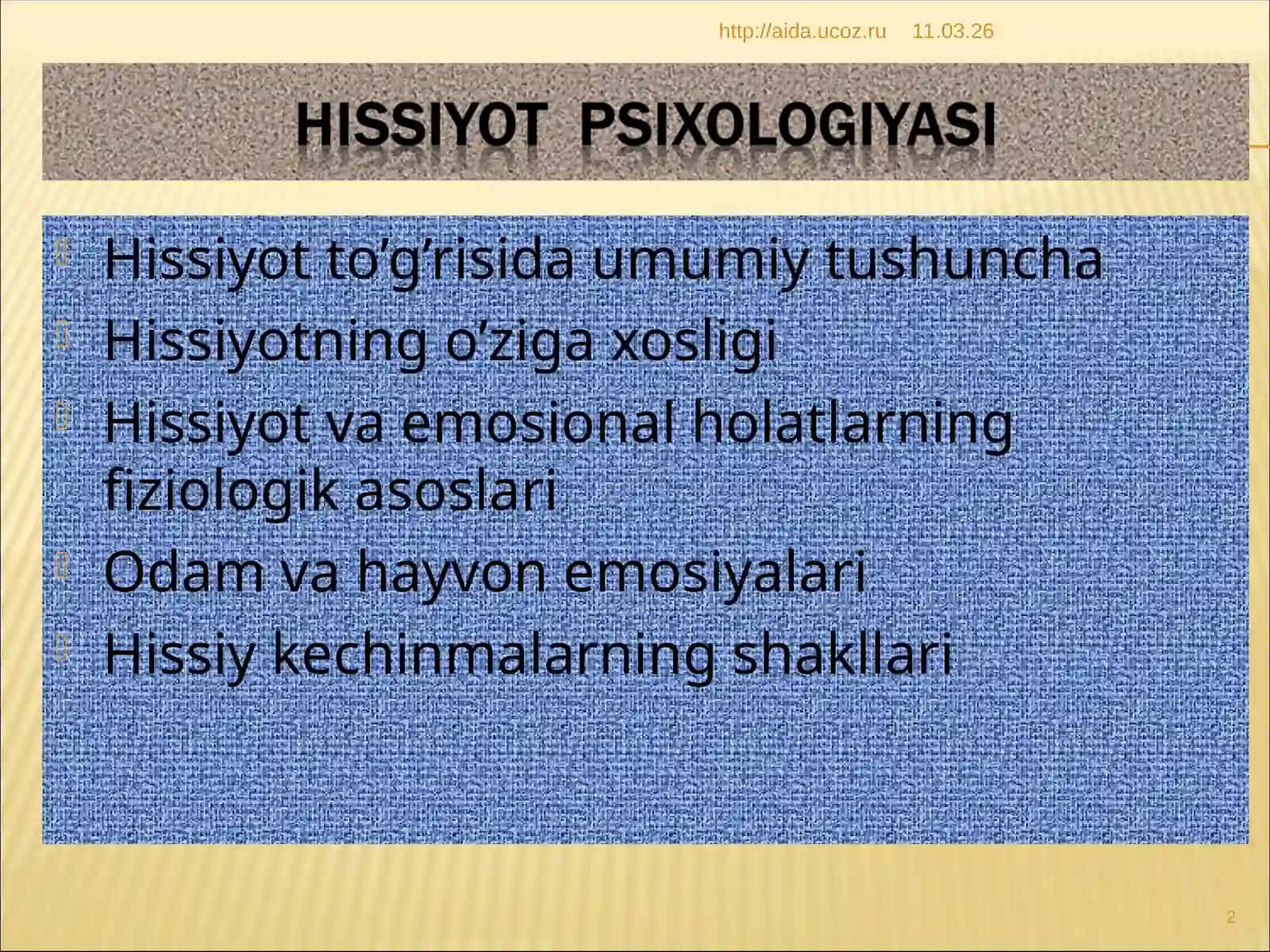 HISSIYOT 2