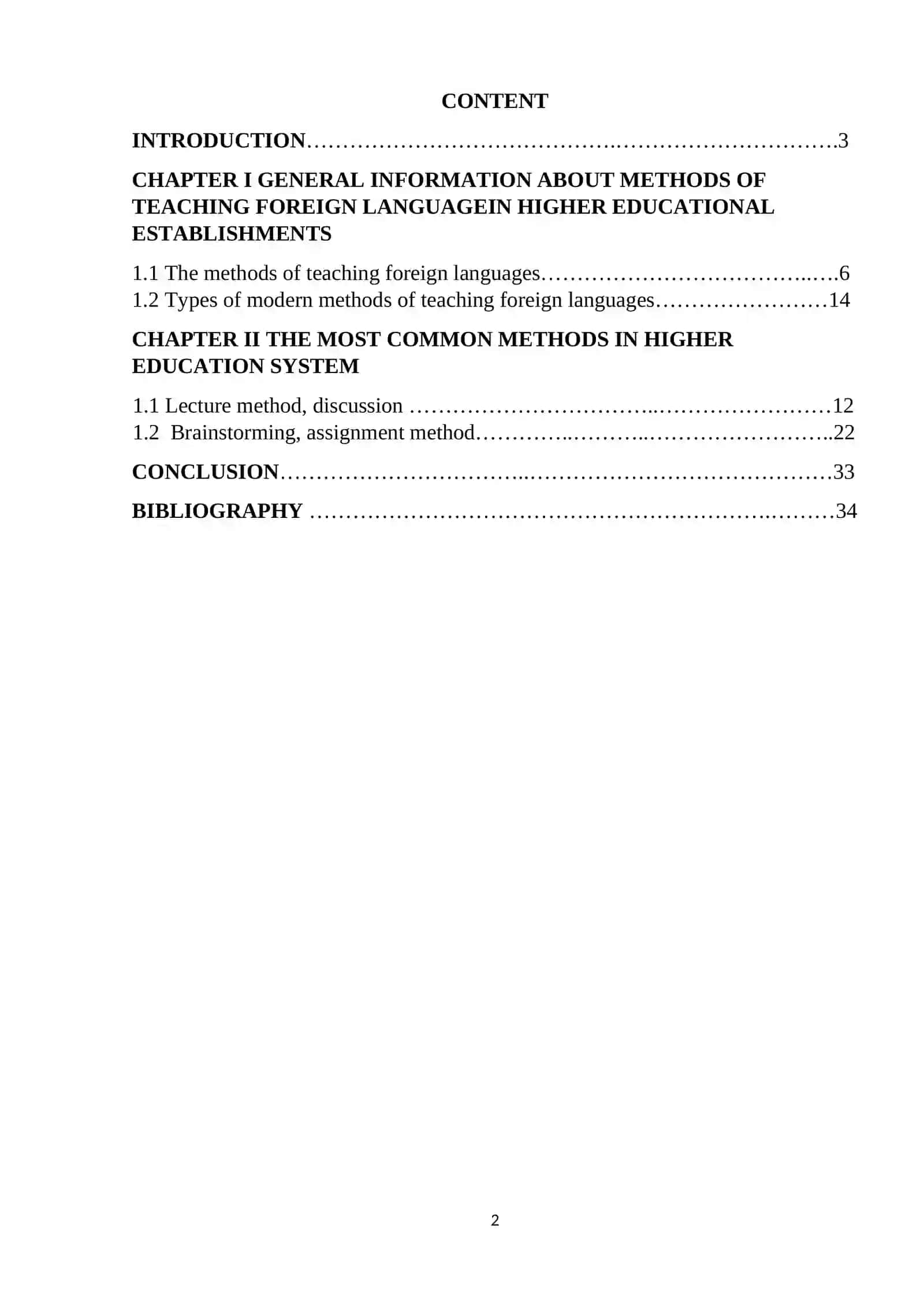 METHODS OF TEACHING FOREIGN LANGUAGES IN HIGHER EDUCATIONAL ESTABLISHMENTS 2