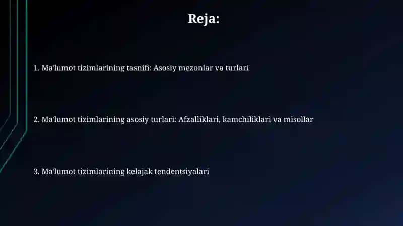 Axborottizimlariningtasnifi 2