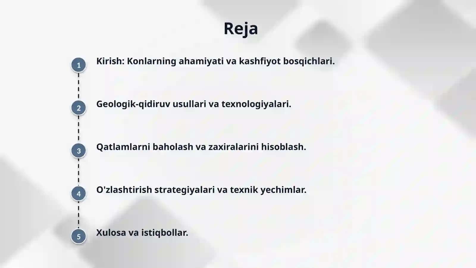 Mahsuldor qatlamlarni ochish, sinash va o’zlashtirish. 2