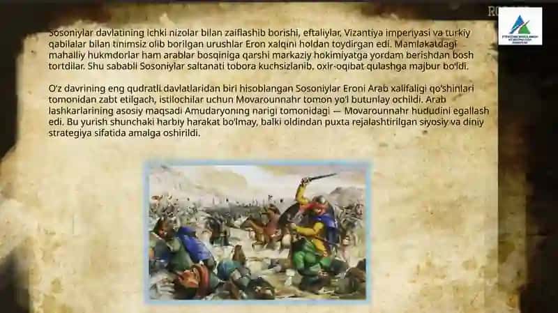VII-VIII -asrlarda  turonda siyosiy vaziyat 2