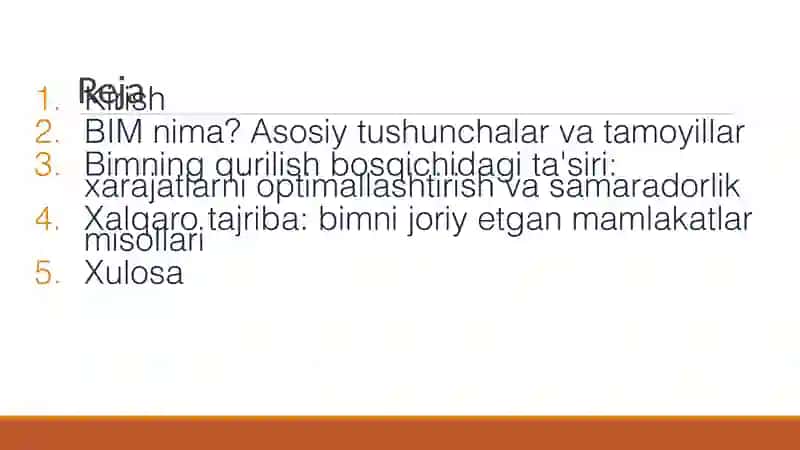 Building Information Modeling (BIM) - Qurilish Iqtisodiyotiga Ta'siri 2
