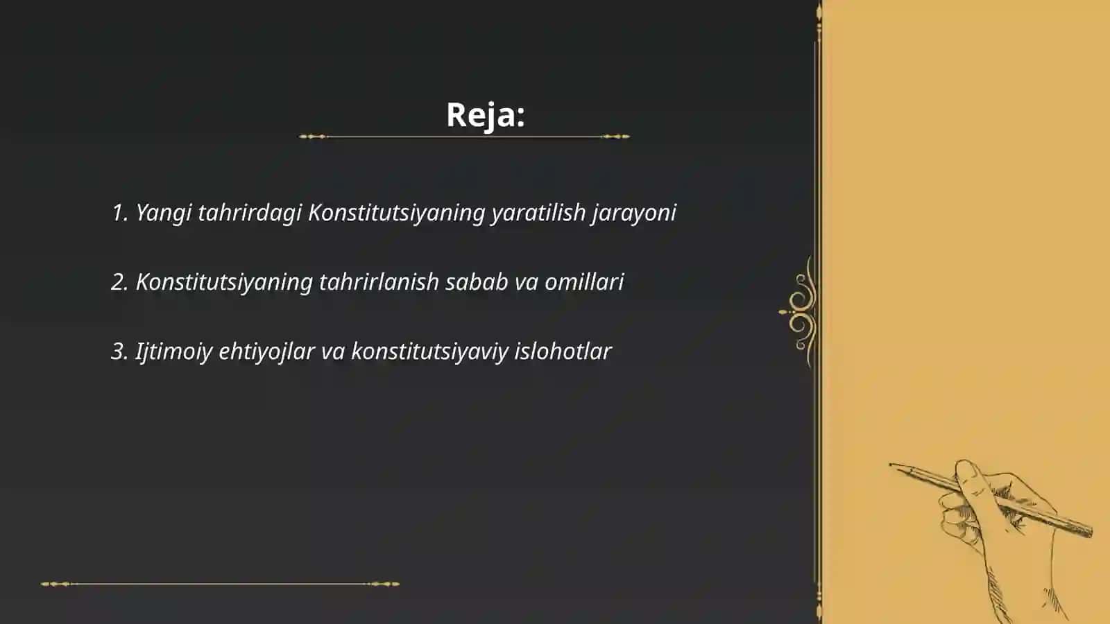 Yangi tahrirdagi Konstitutsiyaning qabul qilinish bosqichlari va zarurati 2