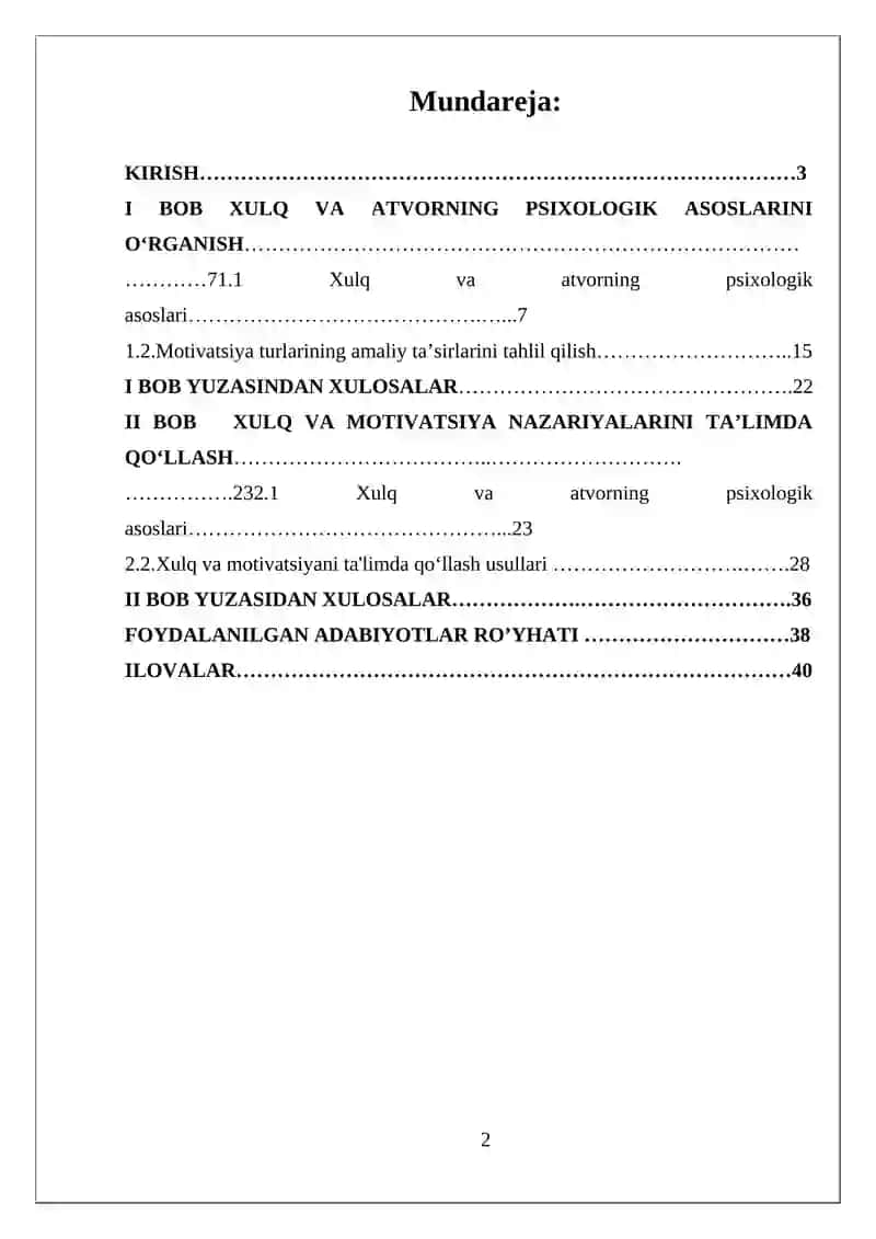 Amaliy Psixologiya Kurs Ishi 2