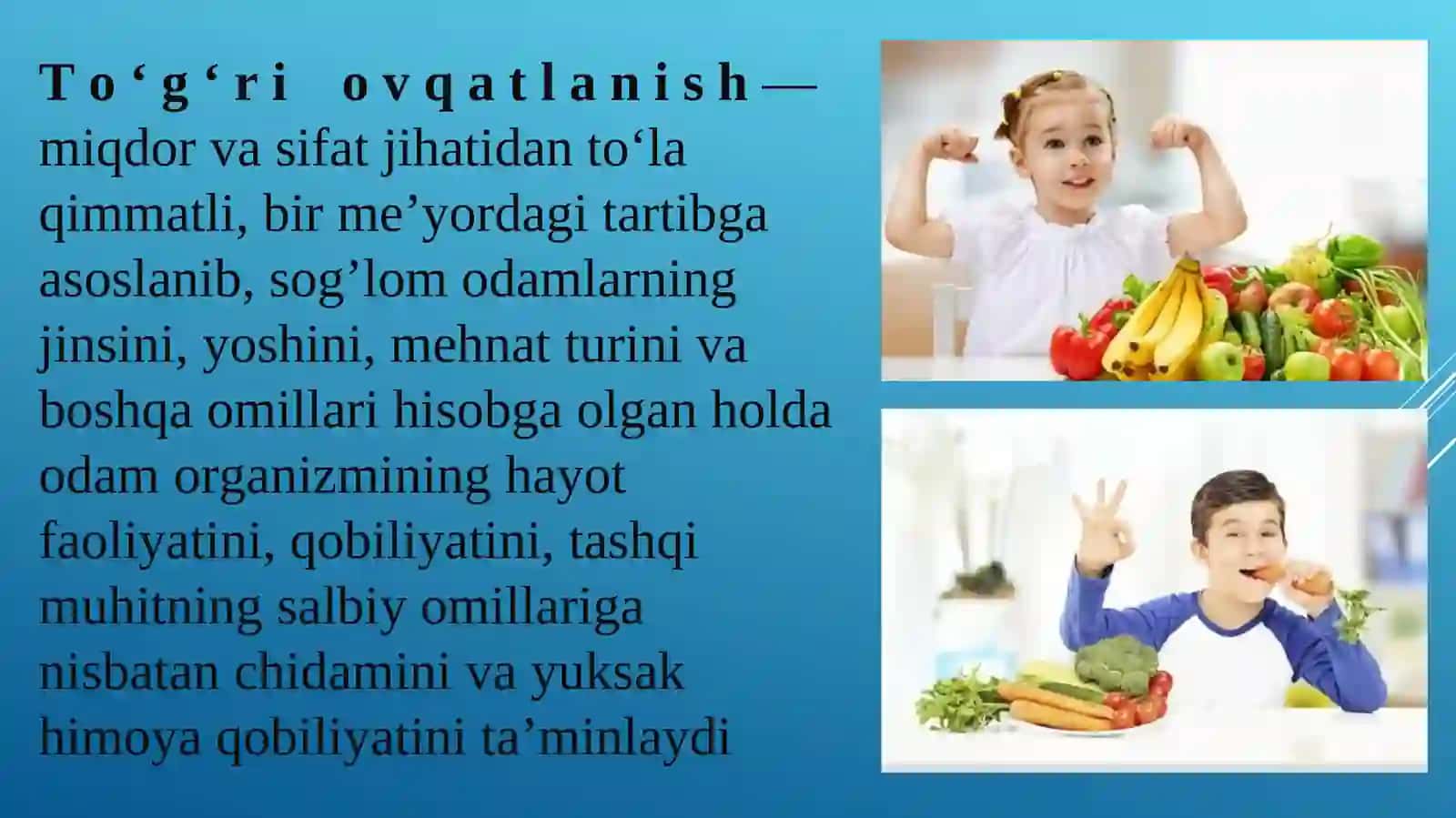 Organizmda mikroelementlar, vitaminlar tanqisligi 2