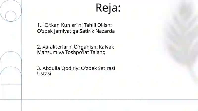"Oʻtkan kunlar", "Uloqda" hikoyasi 2