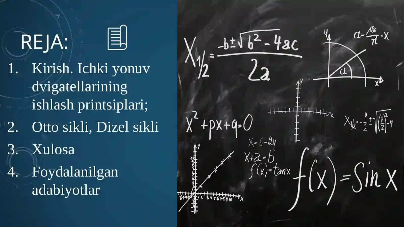 Ichki yonuv dvigatеllarini siklarini hisoblash 2