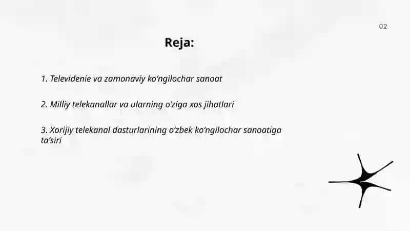 Televidenie va zamonaviy koʻngilochar sanoat 2