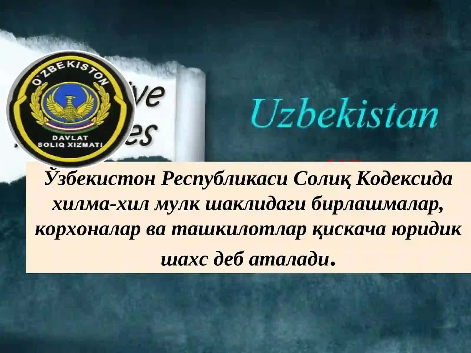 Юридик шахсларни солиққа тортиш 2