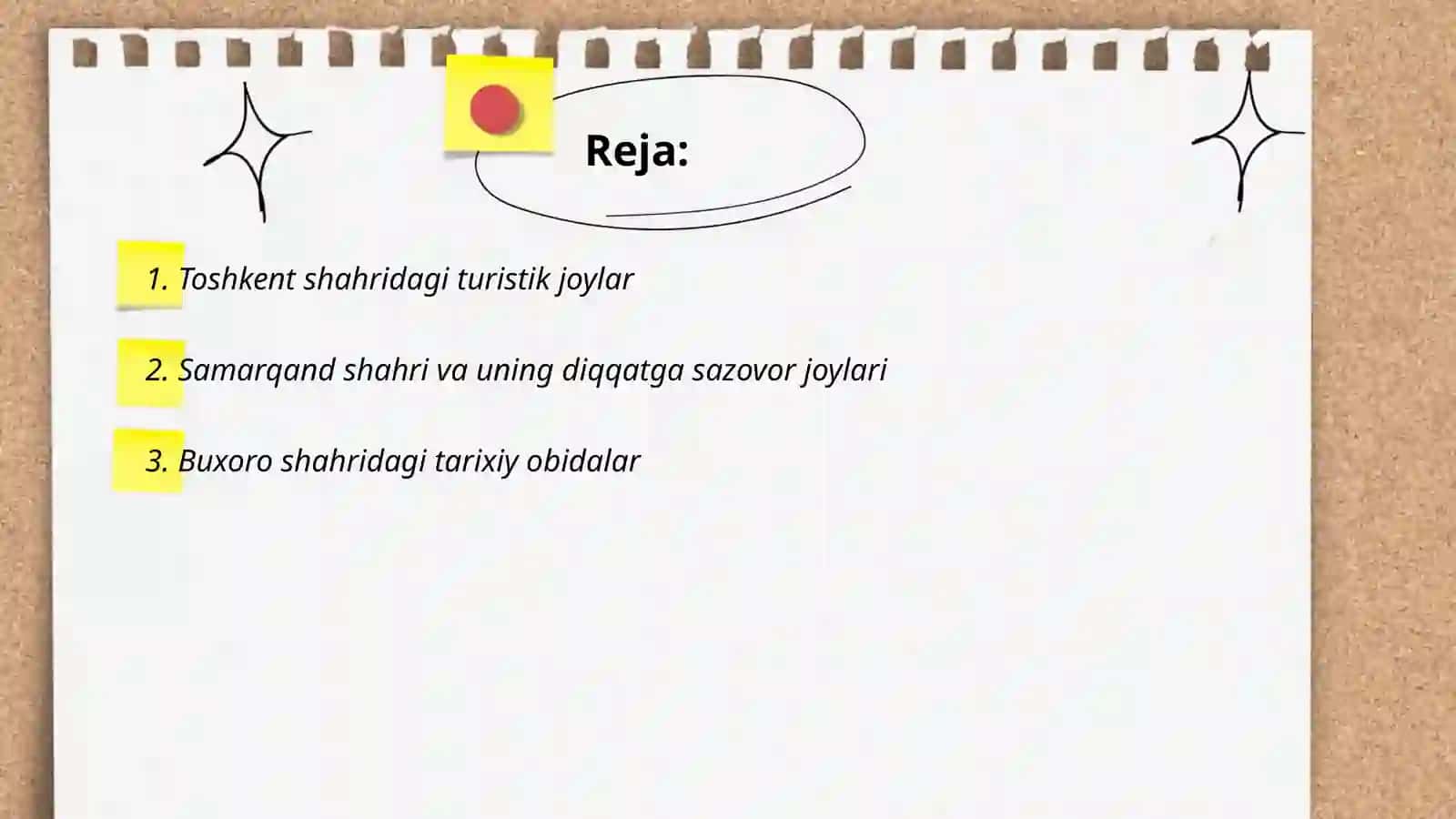 Toshkent shahridagi turistik joylar 2
