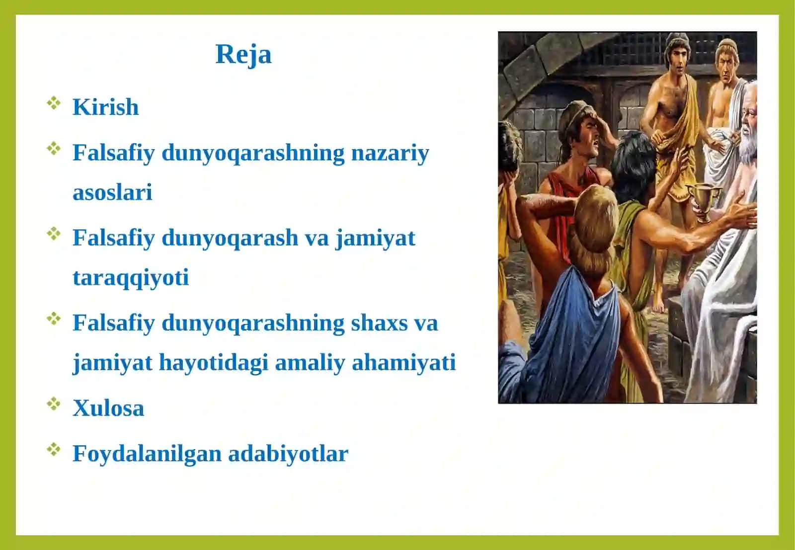 Falsafiy dunyoqarashning jamiyatdagi o‘rni 2