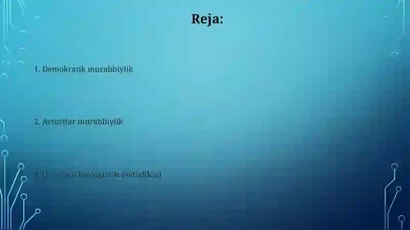 Sport jamoasini pedagogik boshqarish uslublari 2