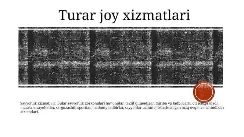 Turizim Sohasidagi Mahsulotlar Va Xizmatlar 2