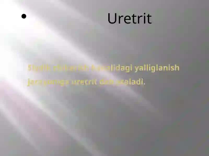 Uretrit.Orxit.Epididimit.Kavernit.Balanopassit 2