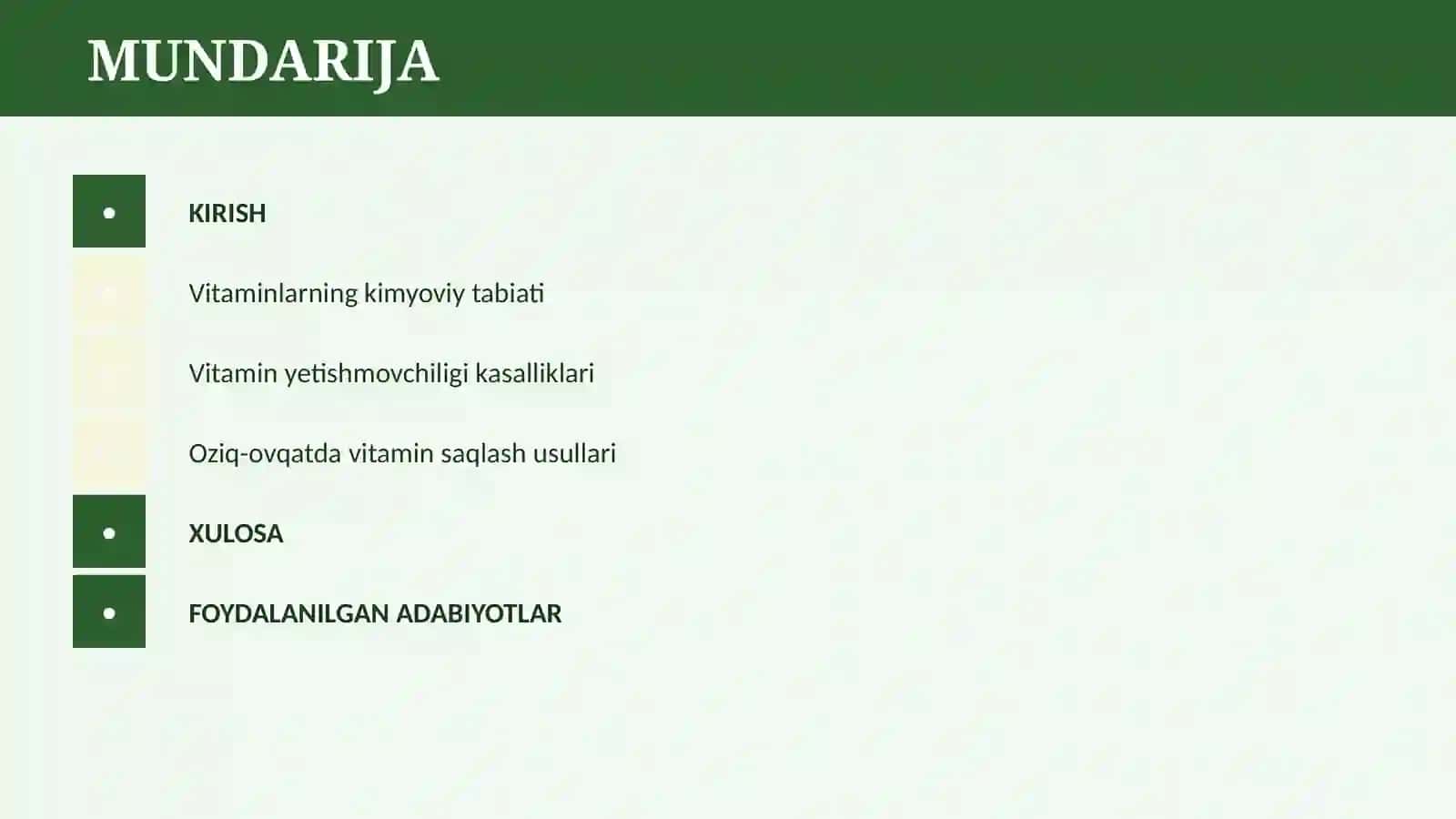 VITAMINLARNING BIOKIMYOVIY ROLI 2