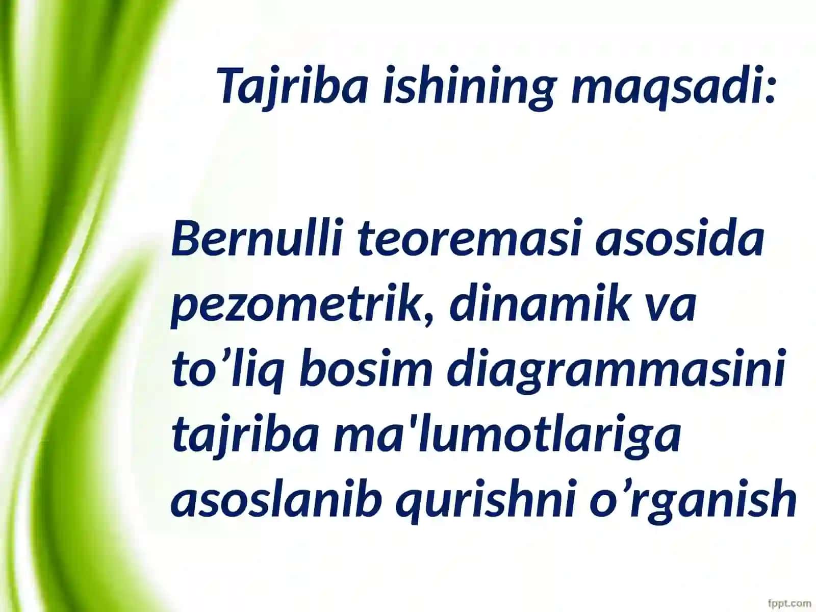 Bernulli tenglamasi 2