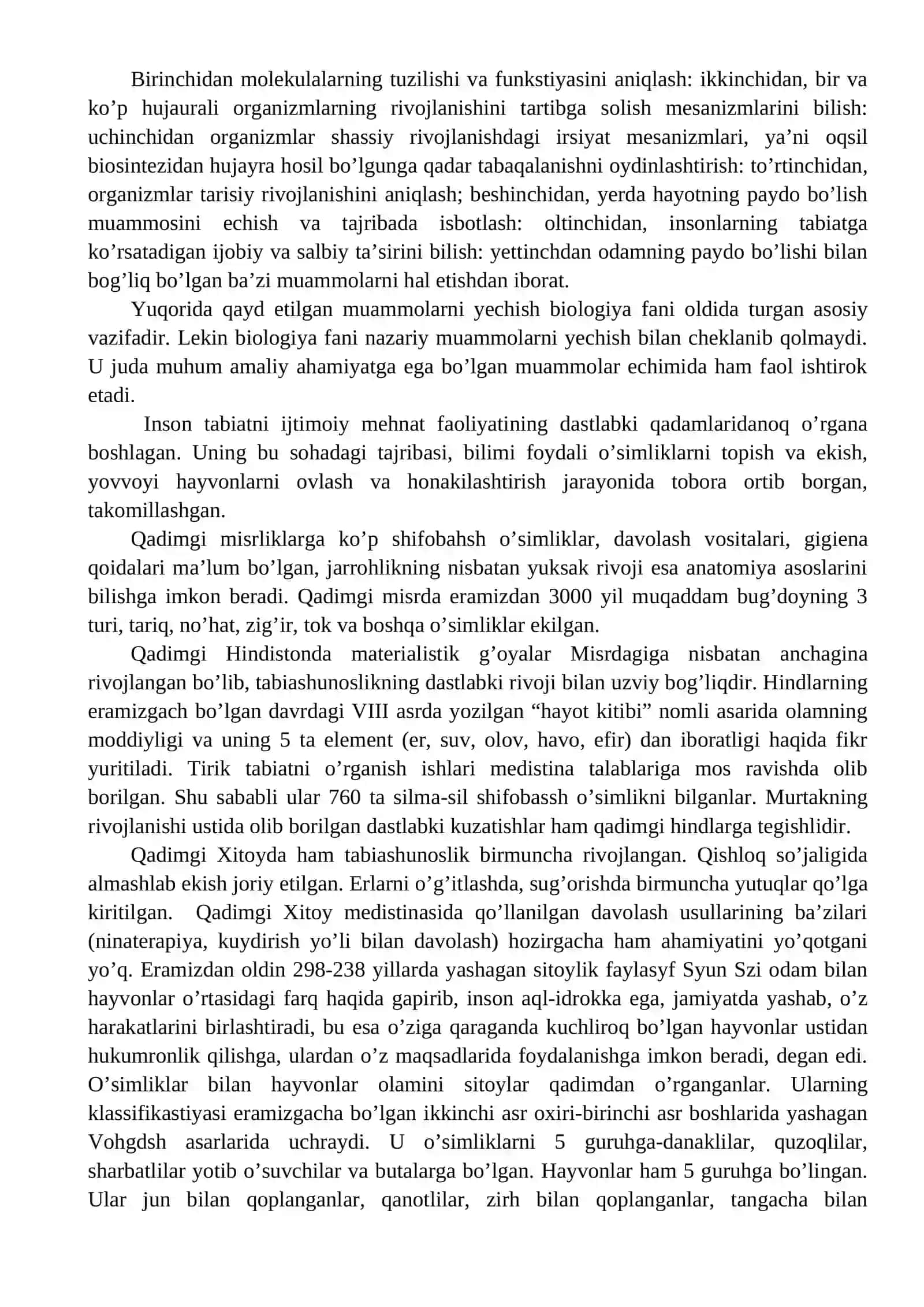 Biologiya faniga kirish 2