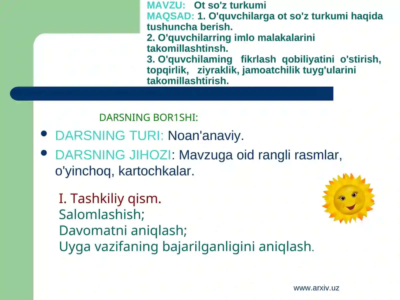 Ot so'z turkumi 2