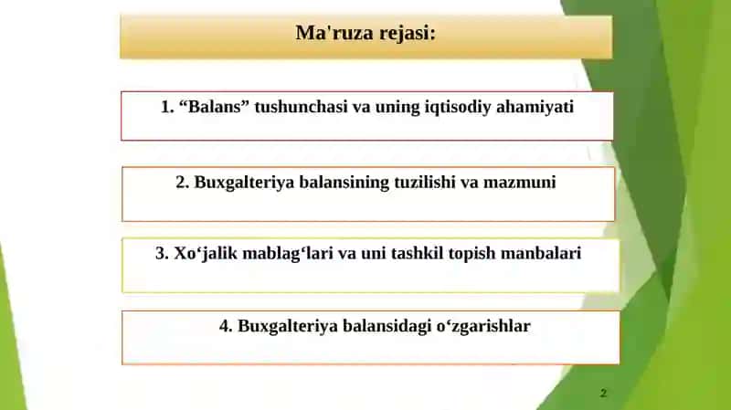 BUXGALTERIYАBALANSI 2