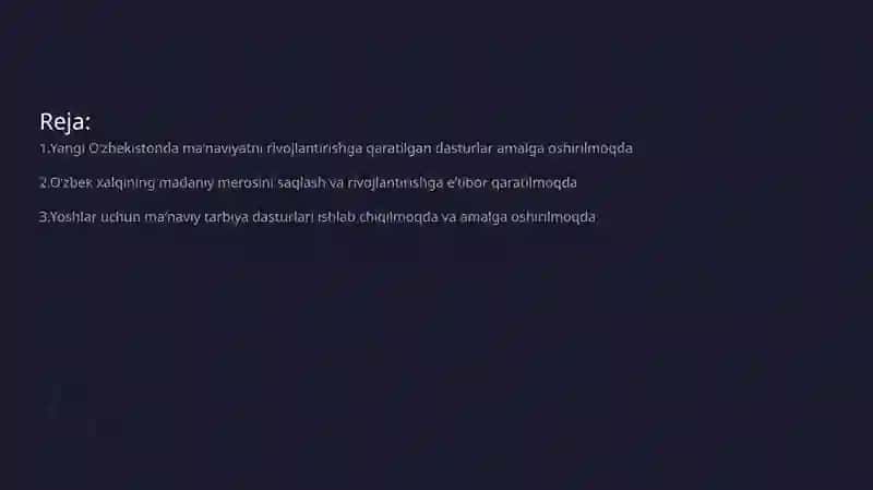 Maʼnaviy taraqqiyot dasturi 2