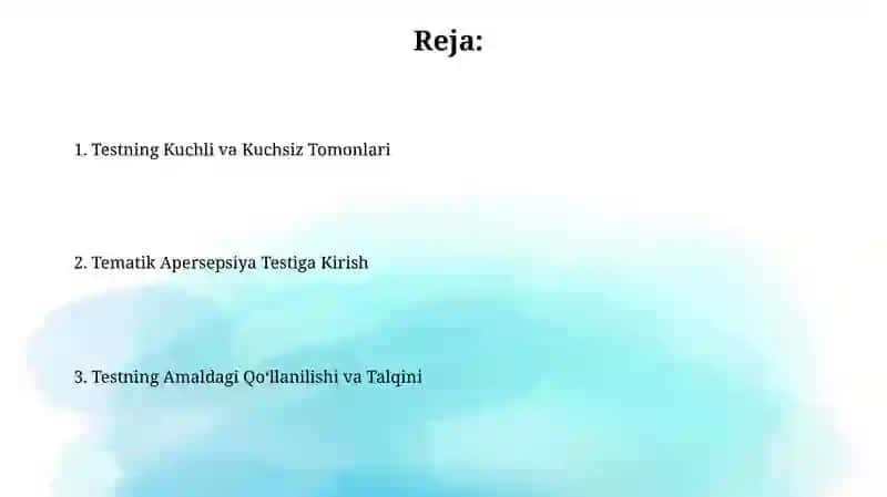 Tematik appersepsion testi 2