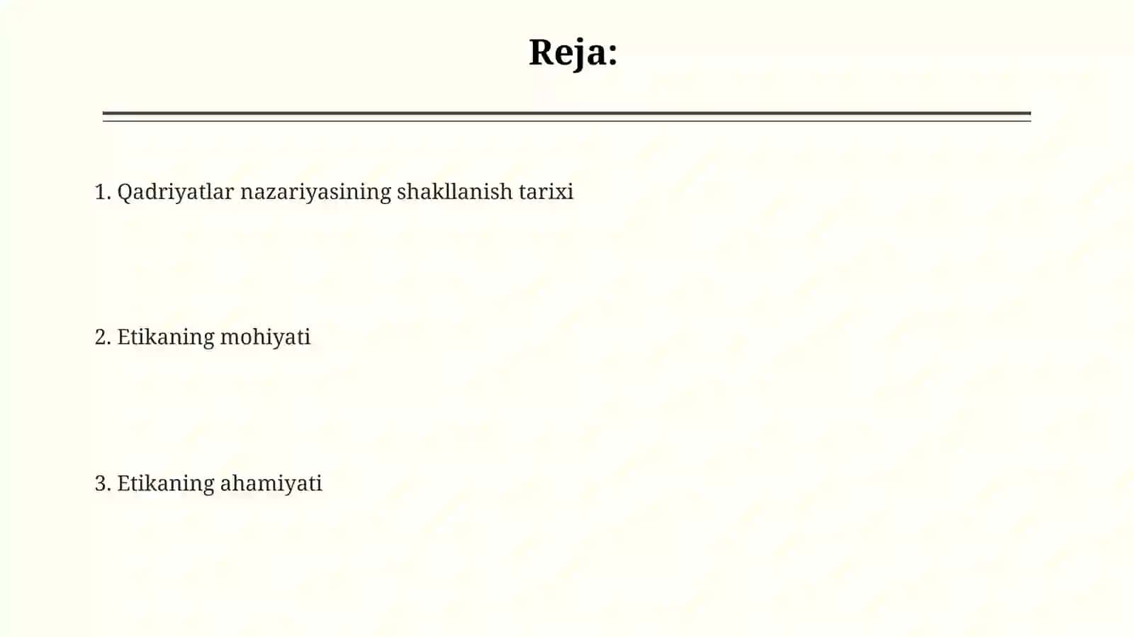 Qadriyatlar nazariyasining shakllanish tarixi 2
