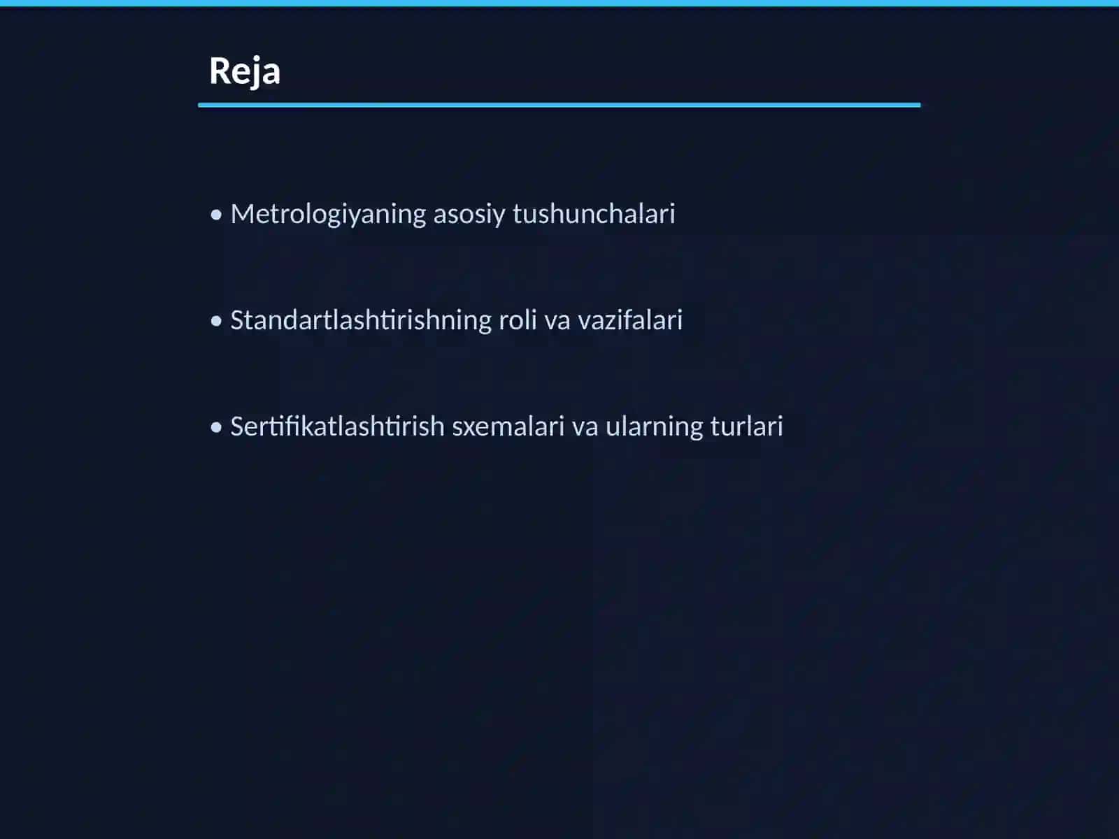 Metrologiya va standartlashtirish fani 2