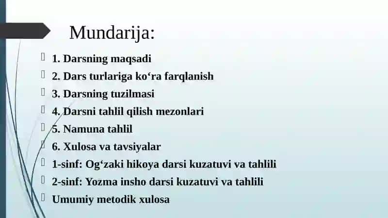 Og‘zaki hikoya va yozma insho darslari. SLAYD 2