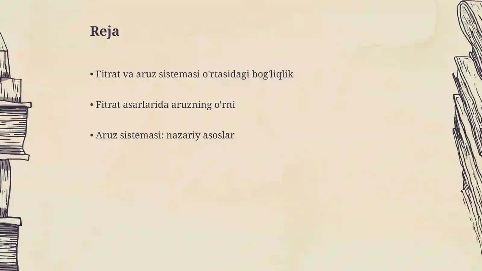 Fitratning aruz asarida aruz sistemasi talqini 2